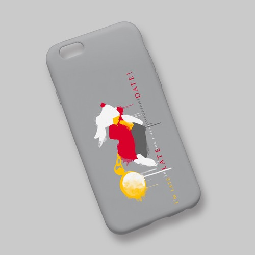 Cover iphone white rabbit - -,